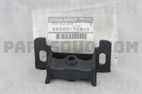 Фото автозапчастини кронштейн замка капота NISSAN 3456070N00