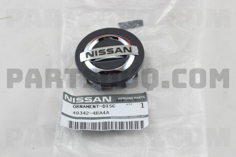 Фото автозапчастини колпачок, ступица колеса NISSAN 403424RA4A