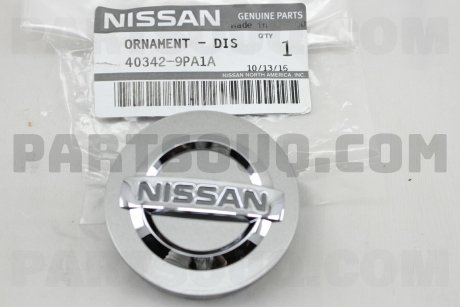 Фото автозапчасти колесо орнамента диск NISSAN 403429PA1A