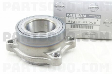 Фото автозапчасти ступица колеса NISSAN 43210WL000