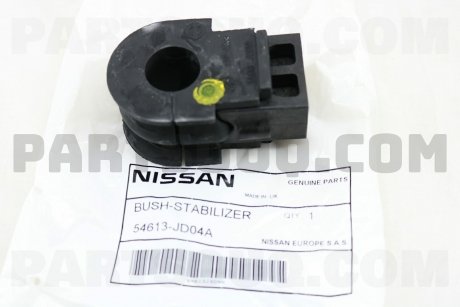 Втулка стабілізатора NISSAN 54613JD04A (фото 1)