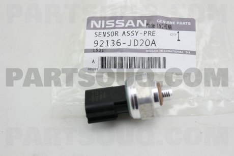 Sensor NISSAN 92136JD20A (фото 1)