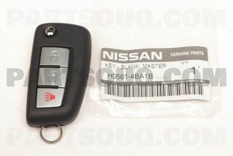 Фото автозапчастини ключ замка двері з трансмітером NISSAN H05614BA1B