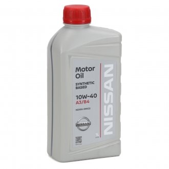 Масло моторное полусинтетическое "Motor Oil 10W-40", 1л NISSAN KE90099932