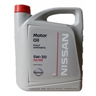 Моторное масло MOTOR OIL 5W-30 A5/B5 (, KE90099933) NISSAN KE90099943 (фото 1)