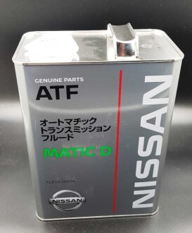 Фото автозапчасти масло трансмиссионное "ATF Matic Fluid D", 4л NISSAN KLE2200004