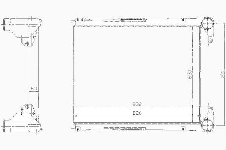 Фото автозапчастини chЕ‚odnica pow.RVI Pre,Kerax -05r NISSENS 0406000159