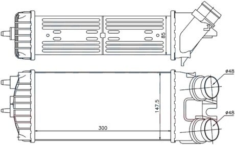 Фото автозапчастини chЕ‚odnica pow.Citr.Berlingo 06r-1.6 HDi NISSENS 0406000350