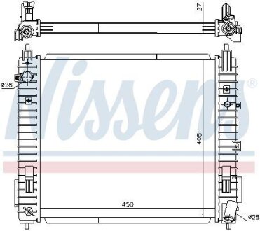 Фото автозапчасти автозапчасть NISSENS 606139