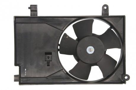 Вентилятор радиатора (с корпусом) DAEWOO KALOS 1.2/1.4 04.03- NISSENS 85062 (фото 1)