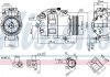 Фото автозапчастини компресор кондиціонера AUDI A8, Q7; Volkswagen TOUAREG 4.0D/4.2D 05.03-03.18 NISSENS 890068 (фото 1)