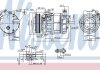 Фото автозапчасти компрессор кондиционера CADILLAC BLS; OPEL SIGNUM, VECTRA C, VECTRA C GTS; SAAB 9-3 2.8 03.05- NISSENS 890354 (фото 1)