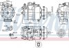 Фото автозапчастини компресор кондиціонера Volkswagen MULTIVAN V, PHAETON, TOUAREG, TRANSPORTER V 2.5D/3.0D/5.0D 10.02-05.10 NISSENS 890637 (фото 1)