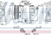 Фото автозапчастини компресор кондиціонера CITROEN C1 II; PEUGEOT 108; TOYOTA AYGO 1.0/1.2 04.14- NISSENS 890649 (фото 1)
