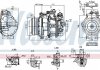 Фото автозапчастини компресор кондиціонера First Fit NISSENS 890749 (фото 1)