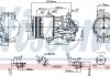 Фото автозапчастини компресор кондиціонера MERCEDES A (W169), B (W245) 1.5-2.0CNG 09.04-06.12 NISSENS 89479 (фото 1)