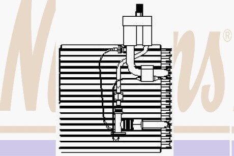 Фото автозапчасти випарник кондицiонера NISSENS 92041