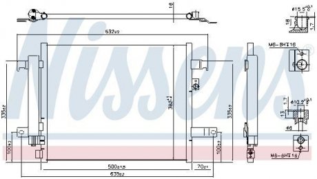 Фото автозапчасти радиатор кондиционера MAZDA MX-5 IV, MX-5 RF TARGA 1.5/2.0 06.15- NISSENS 941044