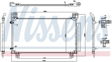 Фото автозапчасти skraplacz TOYOTA YARIS 11- NISSENS 941277