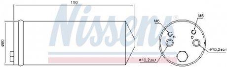 Осушувач кондиціонера MITSUBISHI L 200, L 200 / TRITON 2.0/2.4/2.5D 06.96-12.15 NISSENS 95413