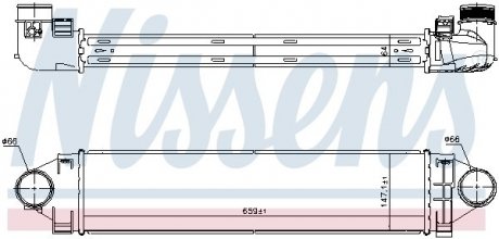 Фото автозапчастини інтеркулер FORD S-MAX/MONDEO/GALAXY 2,2TDCI 10- NISSENS 96368