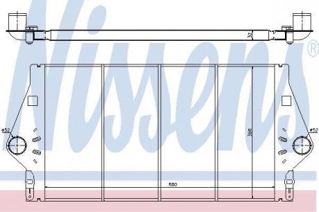 Фото автозапчастини інтеркулер RENAULT ESPACE IV, LAGUNA II, VEL SATIS 2.0/2.2D 10.01- NISSENS 96779
