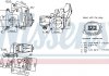 Фото автозапчастини клапан рецеркуляції відпрацьованих газів NISSENS 98387 (фото 1)