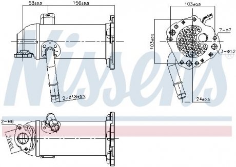 Фото автозапчасти клапан рециркуляціі ВГ (EGR) First Fit NISSENS 989431