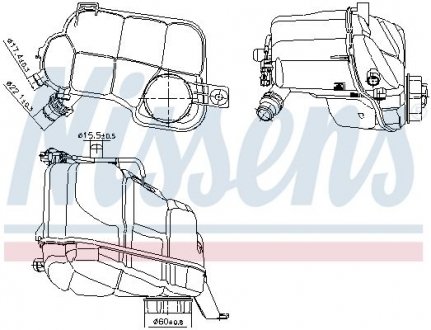 Фото автозапчасти бачок компенсаційний First Fit NISSENS 996297