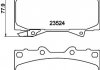 Фото автозапчастини гальмівні колодки TOYOTA Land Cruiser 4.2 D, 4.5i 24V 00 NISSHINBO NP1018SC (фото 1)