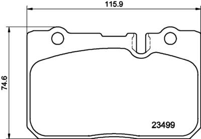 Фото автозапчасти колодки тормозные дисковые передние Lexus LS 400 (94-97) NISSHINBO NP1063