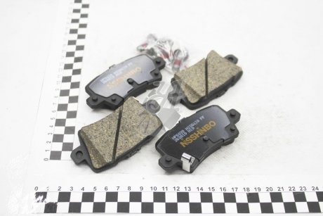 Колодки тормозные дисковые задние Honda Civic VIII 1.4, 1.6, 1.8, 2.0 (05-) NISSHINBO NP8039 (фото 1)