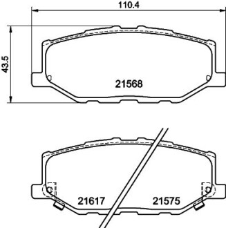 Фото автозапчасти колодкитормозныедисковые передние Suzuki Jimny (18-) NISSHINBO NP9033