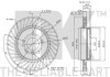 Фото автозапчастини гальмівний диск NK 201545 (фото 3)