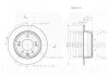 Фото автозапчасти гальмівний диск зад. Hyundai I30/Kia Ceed 06- (262x10) NK 203527 (фото 1)