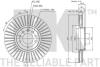 Фото автозапчасти гальмівні диски Opel Signum, Vectra C, Vectra C Gts Saab 9-3 1.8-3.2 08.02-02.15 NK 203653 (фото 3)