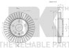 Тормозной диск передний вентилируемый Opel Insignia 1.6/1.8/2.0 2008- NK 203667 (фото 3)