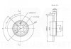 Фото автозапчасти диск гальмівний передній VW Caddy II/III/IV/Passat/Vento 1.4-2.0 88-04 NK 204728 (фото 1)