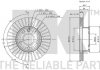 Тормозной диск передний вентилируемый VW T4 2.5/2.4D -96 (280x24) диск 15" NK 204733 (фото 3)
