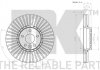Тормозной диск передний вентилируемый VOLVO XC60 2.0-3.0 08- NK 204860 (фото 3)