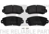 Фото автозапчасти к-кт перед. гальм. колодок Fiat Panda/Regata/Ritmo/Uno Seat Ibiza/Malaga 0.8-2.5D 10.74-07.04 NK 222314 (фото 1)