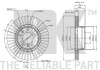 Фото автозапчастини диск гальмівний невентильований NK 311534 (фото 3)