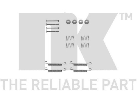 Фото автозапчастини монтажний комплект паркувальних гальм NK 7914791