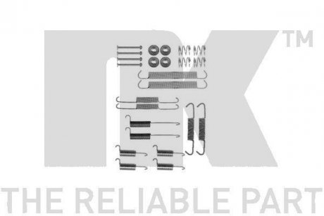Фото автозапчастини монтажний набір гальмівних колодок NK 7947712
