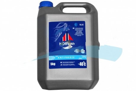 Фото автозапчастини антифриз (синій) 10 кг -40 C Norway ANTIFREEZE BLUE -40 (фото 1)