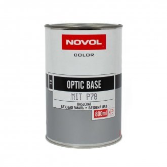 Автоемаль OPTIC BASE MIT P78, 0,8 л Novol 11766 (фото 1)
