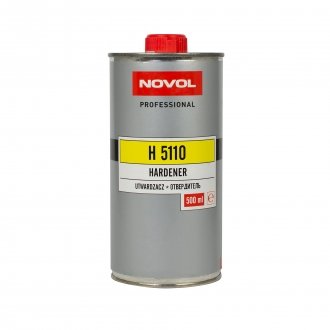 Отверджувач H5110 для лаку NOVAKRYL VHS 510 2+1 0,50л x6 NOVOL 35611 (фото 1)