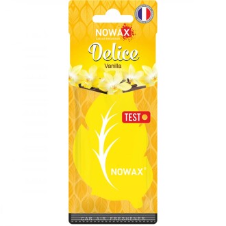 Фото автозапчастини ароматизатор - стікер паперовий Delice Vanilla NOWAX NX00088