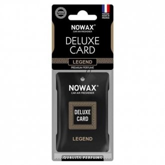 Фото автозапчастини ароматизатор целюлозний (на дзеркало) серія Delux Card - Legend NOWAX NX07730