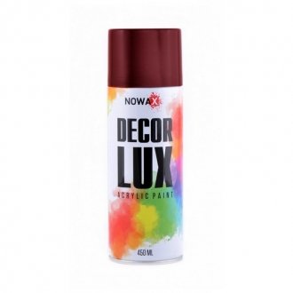 Акриловая краска глянцевая красное вино Decor Lux (3005) 450мл NOWAX NX48025